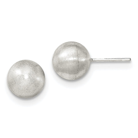 Sterling Silver Polished Laser-cut Post Earrings QE11754 - shirin-diamonds
