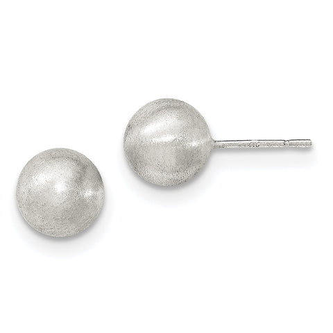 Sterling Silver Polished Laser-cut Post Earrings QE11755 - shirin-diamonds