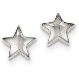 Sterling Silver Star Earrings QE1636 - shirin-diamonds
