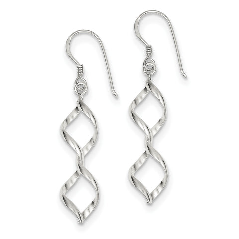Sterling Silver Fancy Earrings QE4024 - shirin-diamonds