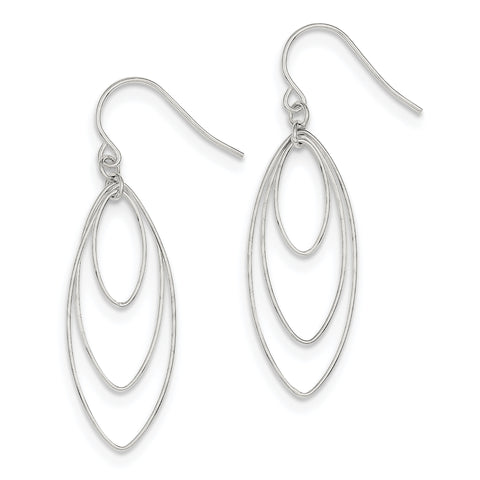 Sterling Silver Fancy Earrings QE4872 - shirin-diamonds