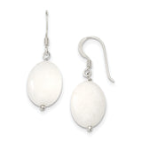 Sterling Silver White Mother of Pearl Earrings QE6184 - shirin-diamonds