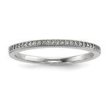 Sterling Silver & CZ Brilliant Embers Polished Ring QMP1245 - shirin-diamonds