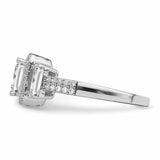 Sterling Silver & CZ Brilliant Embers Ring QMP945