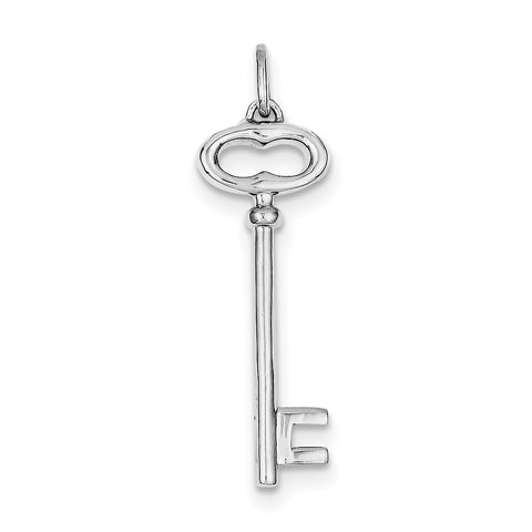 Sterling Silver Key Pendant QP1533 - shirin-diamonds