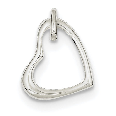 Sterling Silver Heart Pendant QP2789 - shirin-diamonds