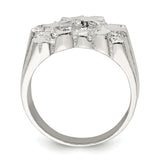 Sterling Silver Men's Nugget Ring QR122