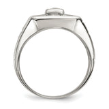Sterling Silver Men's CZ Ring QR1281