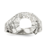 Sterling Silver Horseshoe Ring QR145 - shirin-diamonds