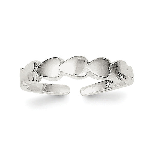 Sterling Silver Toe Ring QR1945 - shirin-diamonds