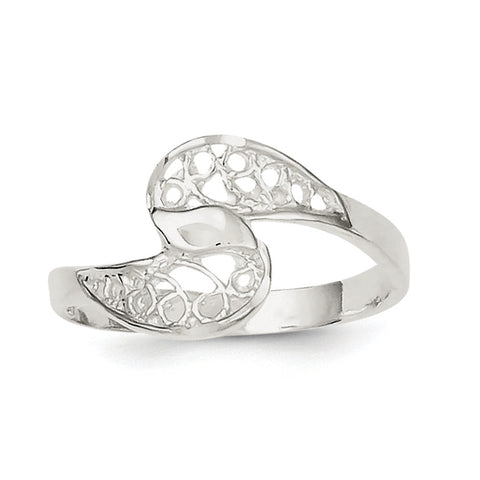 Sterling Silver Filigree Ring QR205 - shirin-diamonds