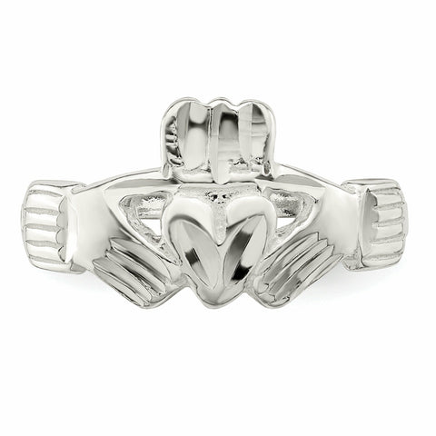 Sterling Silver Claddagh Ring QR228