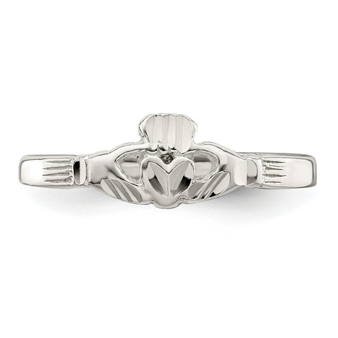 Sterling Silver Claddagh Ring QR229