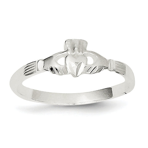 Sterling Silver Claddagh Ring QR229 - shirin-diamonds