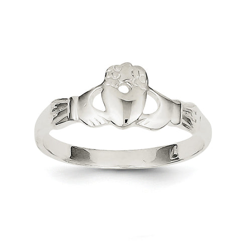 Sterling Silver Claddagh Ring QR2410 - shirin-diamonds