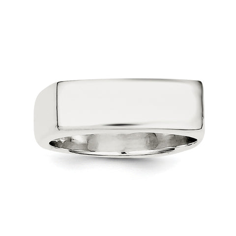 Sterling Silver Signet Ring QR2419 - shirin-diamonds