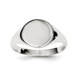 Sterling Silver Signet Ring QR2426 - shirin-diamonds
