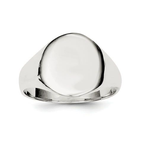 Sterling Silver Signet Ring QR2471 - shirin-diamonds