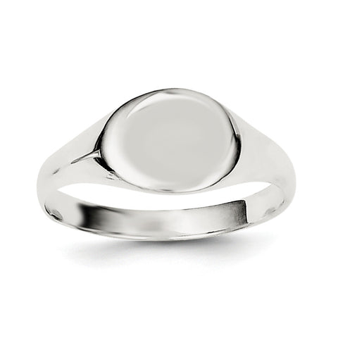 Sterling Silver Signet Ring QR2472 - shirin-diamonds