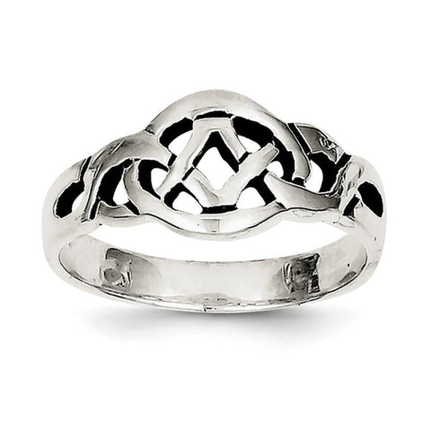 Sterling Silver Antiqued Ring - shirin-diamonds