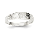 Sterling Silver Swirl Ring - shirin-diamonds