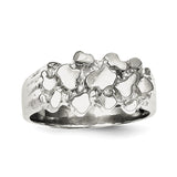 Sterling Silver Woman's Nugget Ring - shirin-diamonds