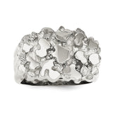 Sterling Silver Men's Nugget Ring - shirin-diamonds