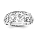 Sterling Silver Rhodium Plated Diamond Ring - shirin-diamonds