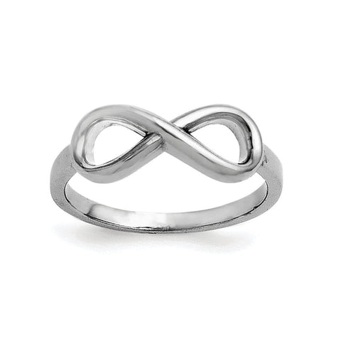 Sterling Silver Infinity Ring - shirin-diamonds