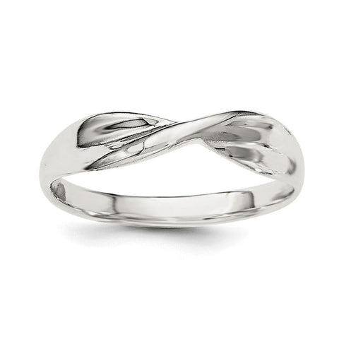 Sterling Silver Twist Ring - shirin-diamonds