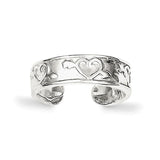Sterling Silver Toe Ring - shirin-diamonds