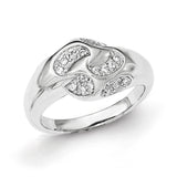 Sterling Silver CZ Ring - shirin-diamonds