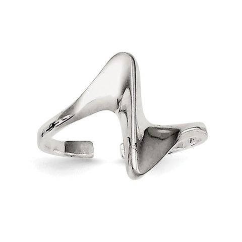 Sterling Silver Adjustable Polished Ring - shirin-diamonds