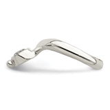 Sterling Silver CZ Dangle Toe Ring