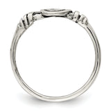 Sterling Silver Antiqued Swirl Ring