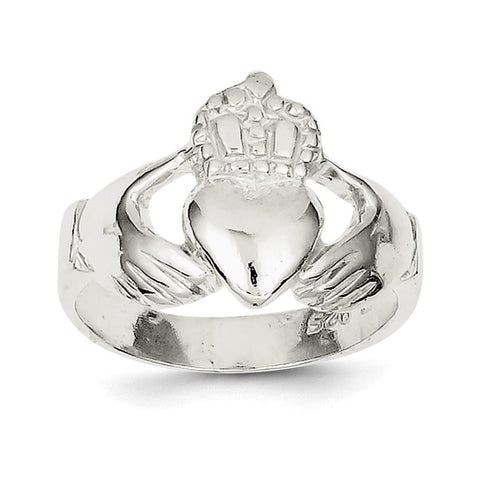 Sterling Silver Claddagh Ring - shirin-diamonds