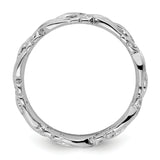 Sterling Silver Stackable Expressions Polished Ring