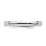 Sterling Silver Stackable Expressions Rhodium Polished Ring