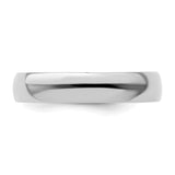 Sterling Silver Stackable Expressions Rhodium Polished Ring QSK291