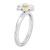 Sterling Silver Stackable Expressions Narcissus Ring