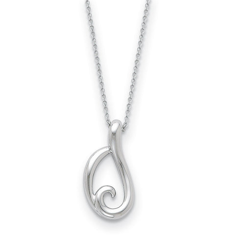 Sterling Silver Friendship 18in Necklace QSX290 - shirin-diamonds