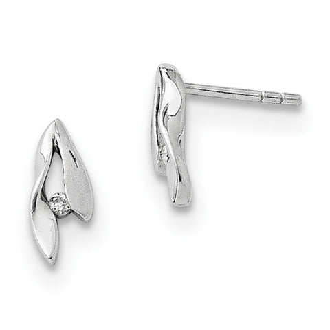 SS White Ice Diamond Earrings QW296 - shirin-diamonds