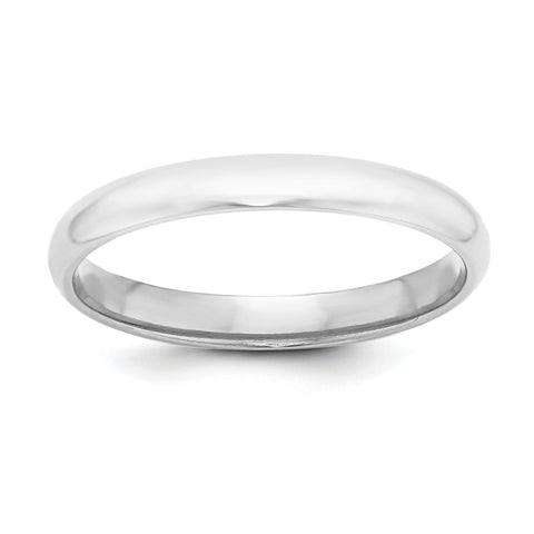 Sterling Silver Stackable Expressions 3mm Half-Round Band - shirin-diamonds