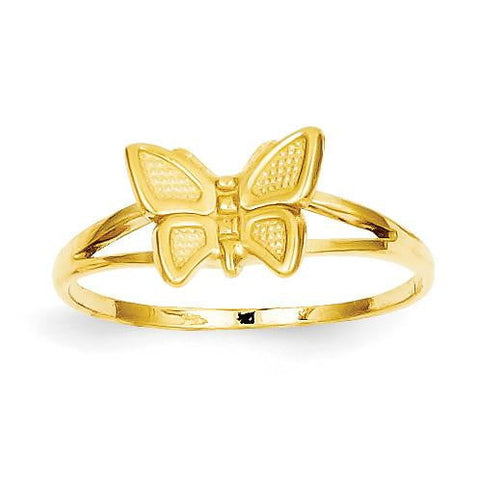 14k Children's Butterfly Ring - shirin-diamonds