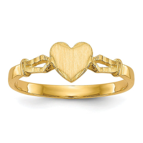 14k Children's Heart Ring - shirin-diamonds