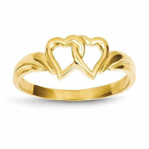 14K Heart Ring - shirin-diamonds