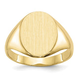 14k Signet Ring RS183 - shirin-diamonds