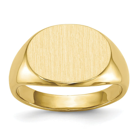 14k Men's Signet Ring RS253 - shirin-diamonds