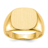 14k Men's Signet Ring RS302 - shirin-diamonds