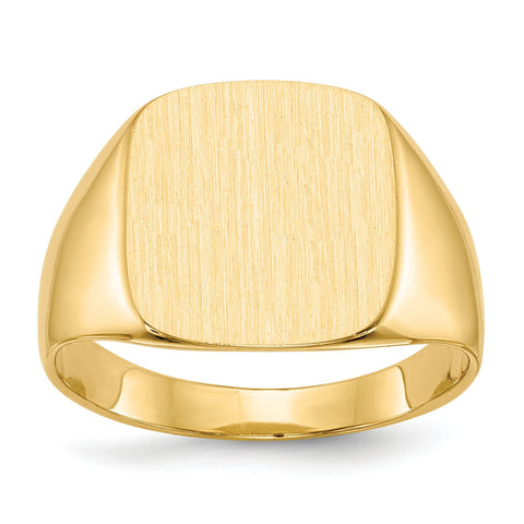 14k Men's Signet Ring RS311 - shirin-diamonds